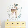 BR64007 Pegatinas de Pared de Ciervo Sika de Dibujos Animados Decoración de Habitación Infantil Explosiones Transfronterizas