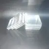 Caixa Plástica Display de Armazenamento Coleção de Diamantes para Unhas Barras de Ouro Artístico de Alta Qualidade Prata Moeda Quadrada PS Totalmente Transparente Multiespecificação