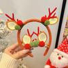 Tocado navideño Cuerno de alce horquilla para el cabello horquilla para el cabello adulto Accesorios para el cabello con clip de joyería para accesorios de fiesta de festival Mori