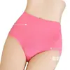 Pantalones Cortos Triángulo para Mujer de Cintura Alta de Color Sólido, Moldeadores de Abdomen, Levanta Glúteos, Simples, Ajustados, Antibacterianos, Talla Grande, Ropa Interior para Mujer