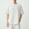Camiseta Masculina Manga Curta Momax Alta Qualidade Textura para o Dia a Dia Gola Pequena Verão Nova Mistura de Algodão Meia Manga Masculina 75680