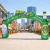 Arco Inflável Semicircular Personalizado Arco Inflável de Publicidade para Casamento Porta Arco-Íris Adereços para Celebração de Inauguração Arco Inflável