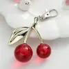 Chaveiro de Cereja Pingente de Bolsa Decoração de Mochila Estilo Tendência da Internet Japonesa e Coreana Pingente de Fruta Cereja da Moda