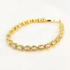 Pulsera Transfronteriza NUEVA de Lujo Ligero con Sentido de Alta Gama Vidrio Ovalado Estilo Retro Chic Diseño de Estilo de Negocios Pulsera de Moda