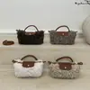 Bolso Bandolera Casual de Nicho Estilo Coreano Bolso Cuadrado Pequeño para Mujer Otoño 2025 Nuevo Textura de Alta Gama Estilo Extranjero Bolso de Hombro Cruzado
