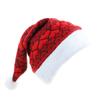 Gorro navideño de lana tejida de Navidad, gorro navideño largo para adultos, gorro navideño de felpa de tamaño libre, decoraciones navideñas