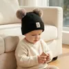 Gorros Infantiles, Gorros de Lana Cálidos para Bebés, Lindos Gorros de Lana para Niños y Niñas, Gorros de Bebé, Calentadores de Cuello, Stock Listo Venta al por Mayor
