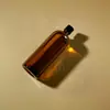 Suministro en stock de botellas de vidrio ámbar para aceites esenciales de 5 ml a 100 ml, frascos goteros de vidrio para sueros, botellas marrones a prueba de luz para aceites esenciales