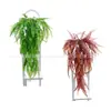 Ramo de Hojas de Césped Persa Artificial de Punto Transfronterizo con Vid, Helecho Anchoa Decoración Plantas Verdes Reales para el Hogar