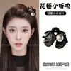 Pinza de pelo pequeña con garra para temperamento de princesa, pinza de pelo lateral estilo coreano exquisita, sensación de alta gama, nuevo pinza de pelo para media coleta 2026