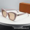 Gafas de Sol Perla Ojo de Gato 2302 Gafas de Sol Simples Europeas y Americanas Tendencia Gafas de Sol Personalizadas Protección UV Sentido Avanzado