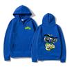 Nueva Sudadera de Terciopelo Harajuku de Primavera 2025 para Hombre Patrón Jersey Manga Larga Juvenil Popular Sudadera con Cuello Capucha