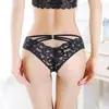 Panty de fábrica al por mayor sexy con borde de flor de encaje hueco cinturón cómodo transpirable para mujer 691