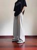 Pantalones Casuales de Seda de Hielo para Hombre Verano Delgados Marca de Moda Yagi Shuai Calle Frita Adolescentes Pantalones Rectos Sueltos 2025 Nuevo