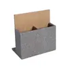 Nueva caja de almacenamiento de control remoto modelo para hoteles y casas de huéspedes, con un toque de lujo ligero y de alta gama, caja de control remoto de cuero de doble compartimento
