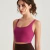 [Personalizado] Camisola de Yoga de Marca de Moda para Mujer, Top Deportivo Sin Costuras, Ropa Exterior de Moda y Sexy, Sujetador Deportivo para Fitness