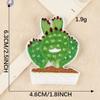Etiqueta de Bordado Computarizado Zapatos y Sombreros Bolsa Accesorios de Ropa Parche de Planta de Cactus Calcomanía Cuenta a Mano DIY Autoadhesivo Calcomanía de Tela