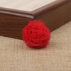 Venta directa de fábrica en stock 2.5 bola de malla de encaje bola de pelo de malla hecha a mano flor de tela flor diy accesorios de joyería