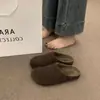 Diadema de Lana Estilo Hada Suave Retro Zapatillas Estilo Nuevo 2026 Zapatos Birkenstock que Aumentan la Altura Zapatillas Medias de Ponerse Fácilmente