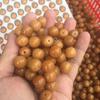 Cuentas Sueltas de Raíz de Bodhi al Por Mayor Cuentas de Barril de Piel Yin Envejecida Estilo Antiguo Pulsera de Dedo Envolvente Cuentas Budistas Wenwan Bodhi Amarillo Aceite de Pollo