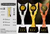 Troféu de Cristal Personalizado de Basquete para Jogos Esportivos de Alunos Escolares, Medalhas de Campeão e Vice-Campeão de Streetball FMVP