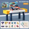 Mesa Multifuncional de Blocos de Construção para Crianças, Diversão com Bolas, Escorregador, Blocos de Construção Montáveis, Partículas de Tamanho Pequeno, Brinquedos Montáveis DIY para Crianças