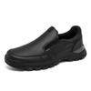 Sapatos Loafer Casuais de Couro Estilo Europeu Novos de Tamanho Grande para Homens, Sapatos Preguiçosos de Couro Slip-On Versáteis Atacado