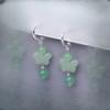 Pendientes de Mariposa de Jade Sintético Borla de Alta Gama Pendientes Nuevos 2025 Pendientes Elegantes para Cheongsam Moda Femenina