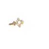 Anillo de Piedra Ópalo Anillo de Pedrería para Mujer Diseño de Nicho Estilo Retro Francés de Corte de Lujo Ligero Anillo de Cola Abierta