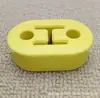 Adecuado para Modificación de Orejetas de Tubo de Escape de Dos Agujeros de Propósito General y Piezas de Goma Amortiguadoras de Choque para Colgar Orejetas de Silenciador Extendidas para Automóviles