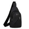 Riñonera de lona transfronteriza nueva para hombre, bolsa de pecho para hombre, mochila de moda para hombre, bolso de hombro, bolsa cruzada deportiva multifuncional