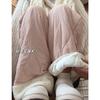 Pantalones de Algodón Super Gruesos de Invierno del Norte para Mujer 2025 Nuevo Diseño Sensación forro polar Engrosados Cálidos Rectos Casuales