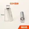 Reloj de Pared Recto de Metal Botón Ajustador de Cordón de Sudadera Botón de Cordón de Aleación de Zinc Botón de Tope de Cordón Elástico para Cabezal de Sudadera Pantalón