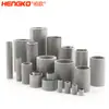 Tubo de Filtro de Acero Inoxidable Poroso para Filtración de Gas y Ventilación, Elemento Filtrante Sinterizado en Polvo de Núcleo de Titanio Microporoso, Tubo de Cartucho de Filtro Sinterizado