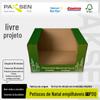 Caixa de exibição de impressão de tinta personalizada Walmart Costco Mountain Goods Pdq, suporte de exibição de papel ondulado de bancada