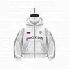 Exportación Transfronteriza Marca de Moda Diseño de Doble Capucha Cárdigan con Capucha de Letras Otoño e Invierno Sudadera Holgada Y2K al por Mayor para Hombres y Mujeres