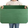 Fabricante de Grande Marca Cesta para Roupas Sujas de Casa Cesta de Lavanderia Sala de Estar Quarto Artigos Diversos Armazenamento de Limpeza Cesta de Armazenamento de Corda de Algodão Dobrável
