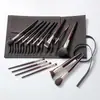Set de 15 Brochas de Maquillaje, Set Completo de Brocha para Rubor, Brocha para Polvo Suelto, Brocha para Sombra de Ojos, Brocha para Labios, Bolsa para Brochas, Personalización de Herramientas de Belleza