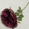 Flor Artificial Rosa Feliz Solteira Buquê de Casamento Decoração para Casa Flor Ornamentos para Sala de Estar Quarto Flor Atacado