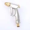 Venda Direta de Fábrica de Liga de Alumínio Revestida de Cobre Eletrodepositada Fosca para Lavagem de Carros Doméstica de Alta Pressão, Ferramenta de Rega de Jardim, Cabeça de Pistola de Água