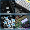 Teclado Mecânico Gamer com Fio K33 em Estoque Transfronteiriço 61 Teclas Retroiluminado Switch Azul Teclado Mecânico USB Acessórios para Computador