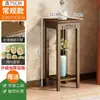 Suporte de flores, prateleira, varanda, sala de estar, de chão, madeira maciça, suporte de vaso de flores estilo antigo, suporte de flores interno estilo chinês, suporte de vaso de flores