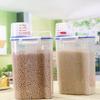 Barril Sellado para Almacenamiento de Arroz Estilo Japonés Wanmeng Barril Transparente para Arroz Caja de Almacenamiento de Arroz Barril Sellado Barril Sellado para Granos Barril de Arroz Grande y Pequeño