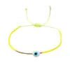 Pulseira de Miçangas Coloridas Estilo Étnico Vintage Joias de Miçanga Olho Tecida à Mão Pequena Atacado Joias Populares Transfronteiriças
