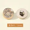 Botões Pequenos de Plástico Estilo Chanel com Strass Versáteis para Suéteres, Cardigãs, Camisas de Chiffon, Botões de Manga e Colarinho, Camisas, Vestidos, Botões Decorativos