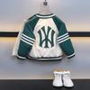 Chaqueta de Béisbol para Niños 2025 Primavera Nueva Moda Marca Trendy Infantil Top Estilo Coreano Primavera y Otoño Cortavientos Delgado para Niños Pequeños