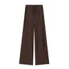 Conjunto de Top de Manga Larga y Pantalones de Pierna Ancha Estilo Europeo y Americano Nuevo Otoño 2025 para un Look Sofisticado 2298151