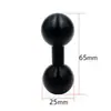 Metal 1/4 Rosca para 17/20/25/Cabeça Esférica Suporte para Celular Acessórios Espelho Retrovisor de Motocicleta Haste de Conexão M10