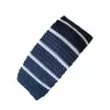 Gravata Tricô Casual Listrada Masculina Atacado, Gravata de Pescoço Estreita Slim Fashion, Gravata Tricô Plano Slim Masculina