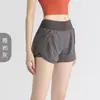 Shorts de verano para mujer con bolsillos laterales anti-exposición, transpirables, de secado rápido, corte holgado, casual, adecuados para deportes, correr, fitness y yoga